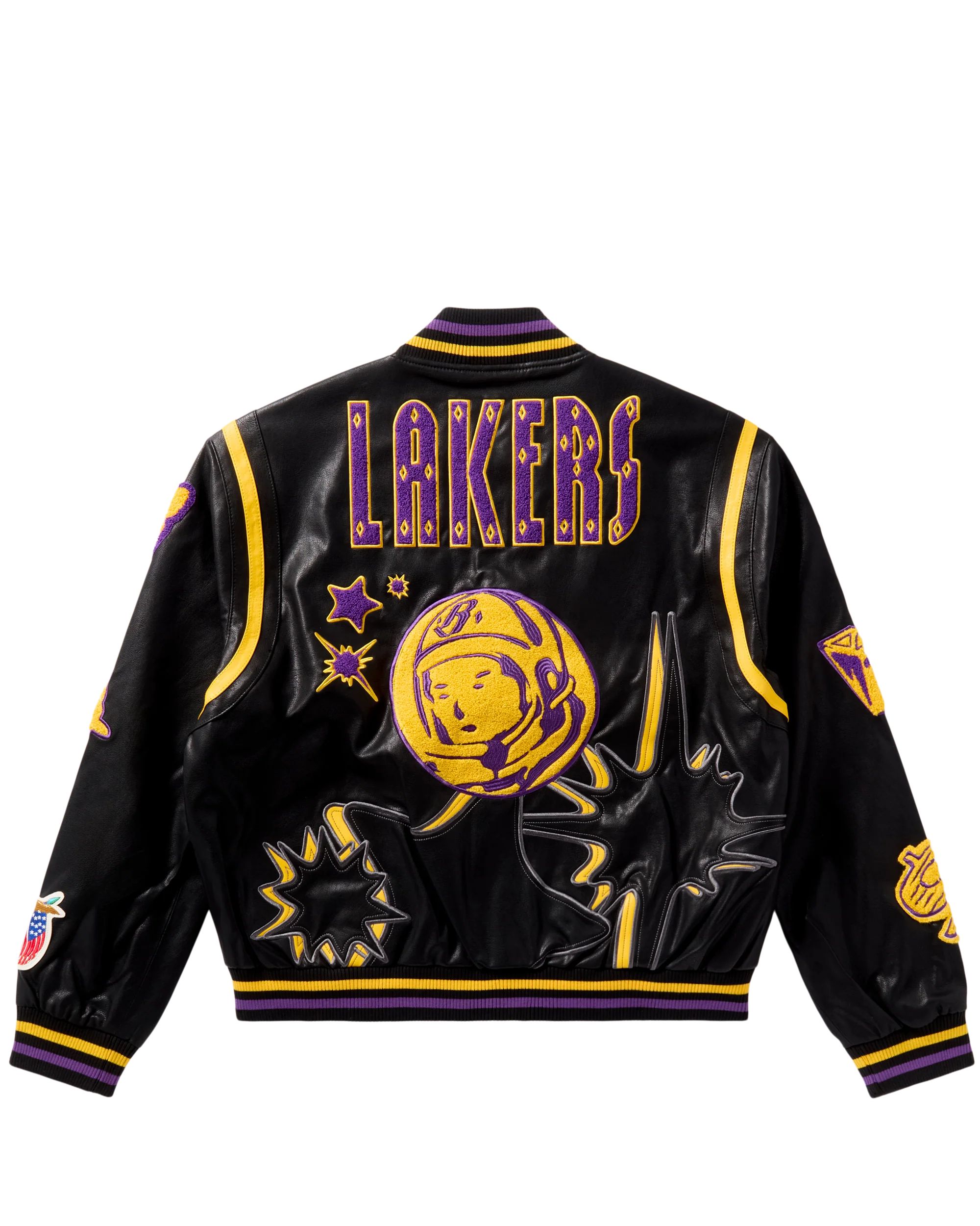BBC X Jeff Hamilton Lakers Varsity Jacket - Image 2