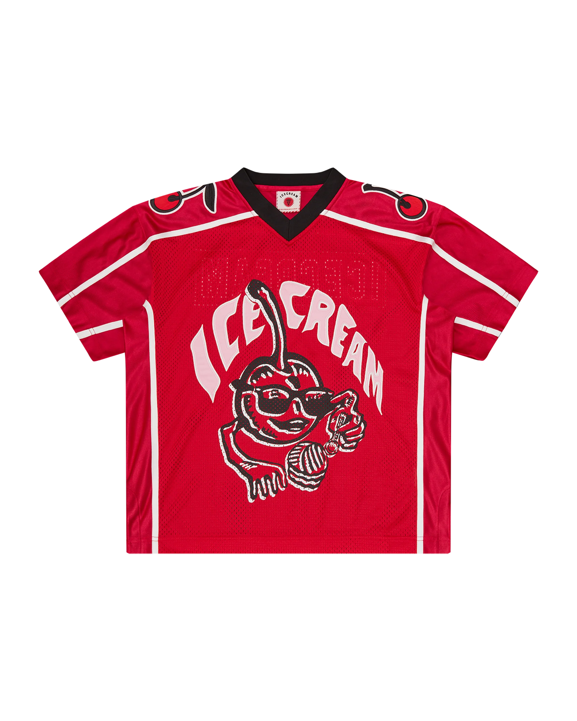 Womens Cherry Football Jersey