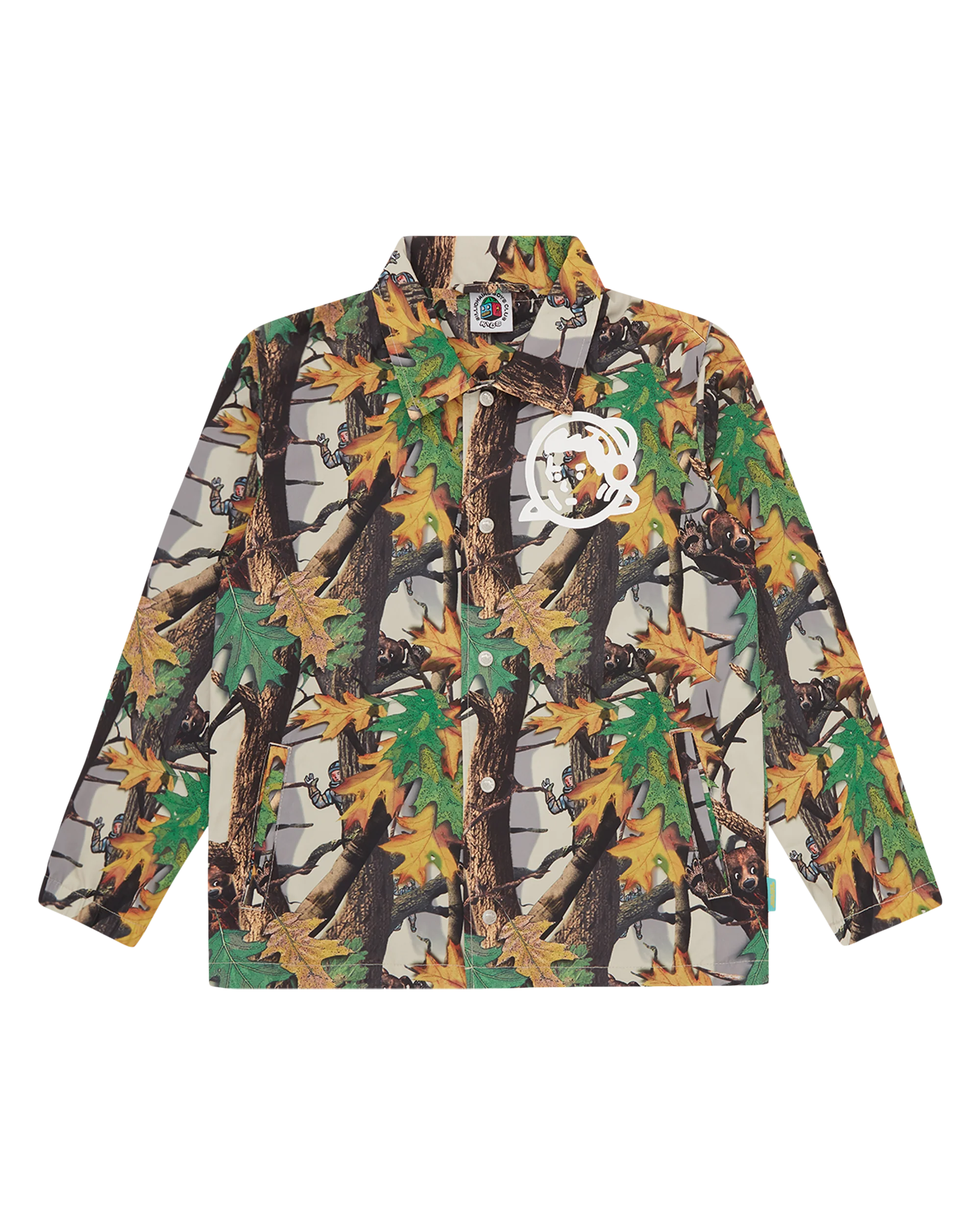 Kids Tree Camo Arch Logo Astro Coach Jacket